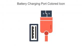 Battery Charging Port Colored Icon In Powerpoint Pptx Png And Editable Eps Format