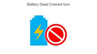 Battery Dead Colored Icon In Powerpoint Pptx Png And Editable Eps Format