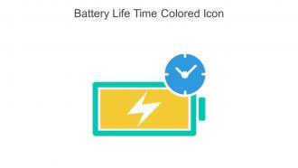 Battery Life Time Colored Icon In Powerpoint Pptx Png And Editable Eps Format