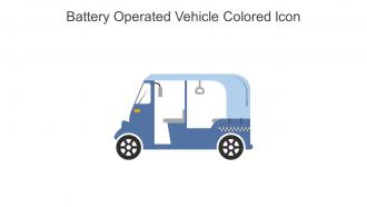 Battery Operated Vehicle Colored Icon In Powerpoint Pptx Png And Editable Eps Format