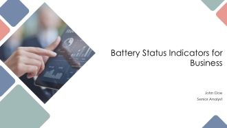 Battery Status Indicators For Business PPT Example AT