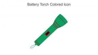Battery Torch Colored Icon In Powerpoint Pptx Png And Editable Eps Format