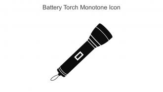 Battery Torch Monotone Icon In Powerpoint Pptx Png And Editable Eps Format