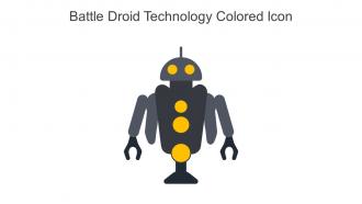 Battle Droid Technology Colored Icon In Powerpoint Pptx Png And Editable Eps Format