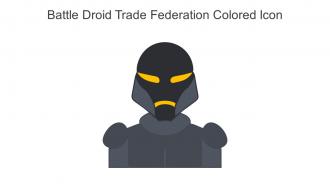 Battle Droid Trade Federation Colored Icon In Powerpoint Pptx Png And Editable Eps Format