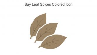 Bay Leaf Spices Colored Icon In Powerpoint Pptx Png And Editable Eps Format
