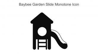 Baybee Garden Slide Monotone Icon In Powerpoint Pptx Png And Editable Eps Format