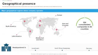 Bayer Company Profile Geographical Presence Ppt Introduction CP SS
