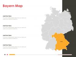 Bayern map powerpoint presentation ppt template
