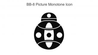 BB 8 Picture Monotone Icon In Powerpoint Pptx Png And Editable Eps Format