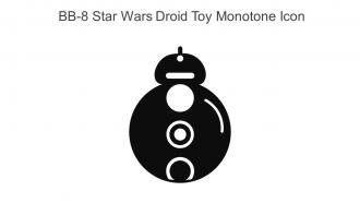 BB 8 Star Wars Droid Toy Monotone Icon In Powerpoint Pptx Png And Editable Eps Format