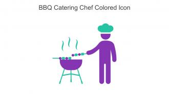 BBQ Catering Chef Colored Icon In Powerpoint Pptx Png And Editable Eps Format