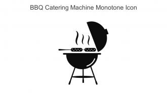 BBQ Catering Machine Monotone Icon In Powerpoint Pptx Png And Editable Eps Format