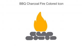 BBQ Charcoal Fire Colored Icon In Powerpoint Pptx Png And Editable Eps Format