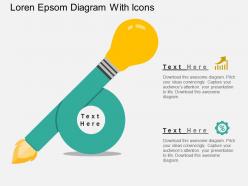 Bc loren epsom diagram with icons flat powerpoint design