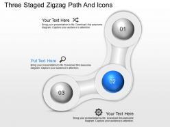 57303893 style circular zig-zag 3 piece powerpoint presentation diagram infographic slide