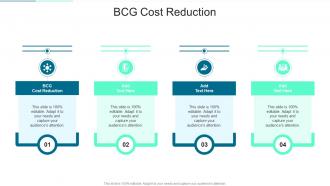 BCG Cost Reduction In Powerpoint And Google Slides Cpb