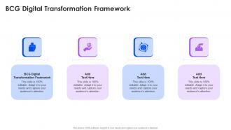 BCG Digital Transformation Framework In Powerpoint And Google Slides Cpb
