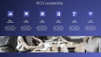 BCG Leadership In Powerpoint And Google Slides Cpb