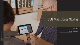 BCG Matrix Case Studies PPT PowerPoint AT