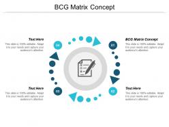 Bcg matrix concept ppt powerpoint presentation pictures example topics cpb