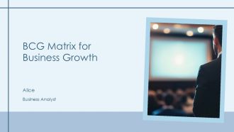 BCG Matrix For Business Growth PPT Example AT
