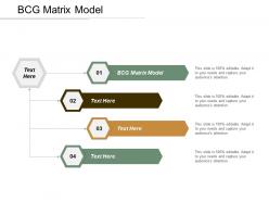 Bcg matrix model ppt powerpoint presentation pictures example introduction cpb
