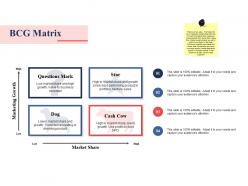 Bcg matrix ppt summary graphics download