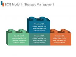 Bcg model in strategic management good ppt example