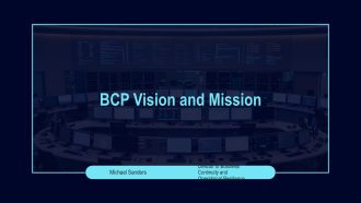 Bcp Vision And Mission PPT Presentation VA