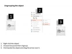 Bd key to solve problem with open and closed lock powerpoint template