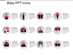Bday ppt icons