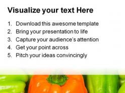 Be different vegetable food powerpoint templates and powerpoint backgrounds 0411