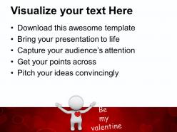 Be my valentine symbol of love powerpoint templates ppt themes and graphics 0213