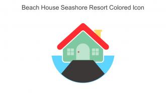 Beach House Seashore Resort Colored Icon In Powerpoint Pptx Png And Editable Eps Format