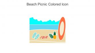 Beach Picnic Colored Icon In Powerpoint Pptx Png And Editable Eps Format