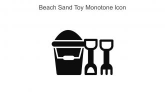 Beach Sand Toy Monotone Icon In Powerpoint Pptx Png And Editable Eps Format