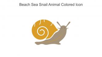 Beach Sea Snail Animal Colored Icon In Powerpoint Pptx Png And Editable Eps Format