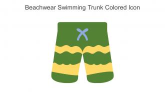 Beachwear Swimming Trunk Colored Icon In Powerpoint Pptx Png And Editable Eps Format