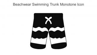 Beachwear Swimming Trunk Monotone Icon In Powerpoint Pptx Png And Editable Eps Format