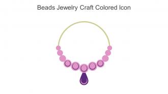 Beads Jewelry Craft Colored Icon In Powerpoint Pptx Png And Editable Eps Format