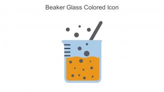 Beaker Glass Colored Icon In Powerpoint Pptx Png And Editable Eps Format