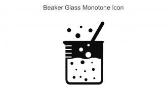 Beaker Glass Monotone Icon In Powerpoint Pptx Png And Editable Eps Format