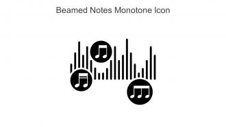 Beamed Notes Monotone Icon In Powerpoint Pptx Png And Editable Eps Format