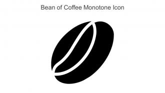 Bean Of Coffee Monotone Icon In Powerpoint Pptx Png And Editable Eps Format