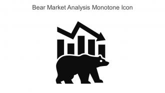 Bear Market Analysis Monotone Icon In Powerpoint Pptx Png And Editable Eps Format