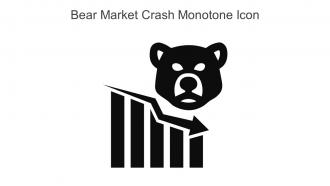 Bear Market Crash Monotone Icon In Powerpoint Pptx Png And Editable Eps Format
