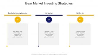 Bear Market Investing Strategies In Powerpoint And Google Slides Cpb