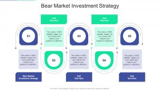 Bear Market Investment Strategy In Powerpoint And Google Slides Cpb