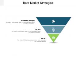 Bear market strategies ppt powerpoint presentation portfolio clipart images cpb